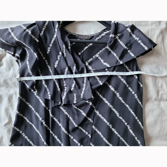 NWT BCBG MaxAzria Asymmetrical Silk Dress - Picture 7 of 8